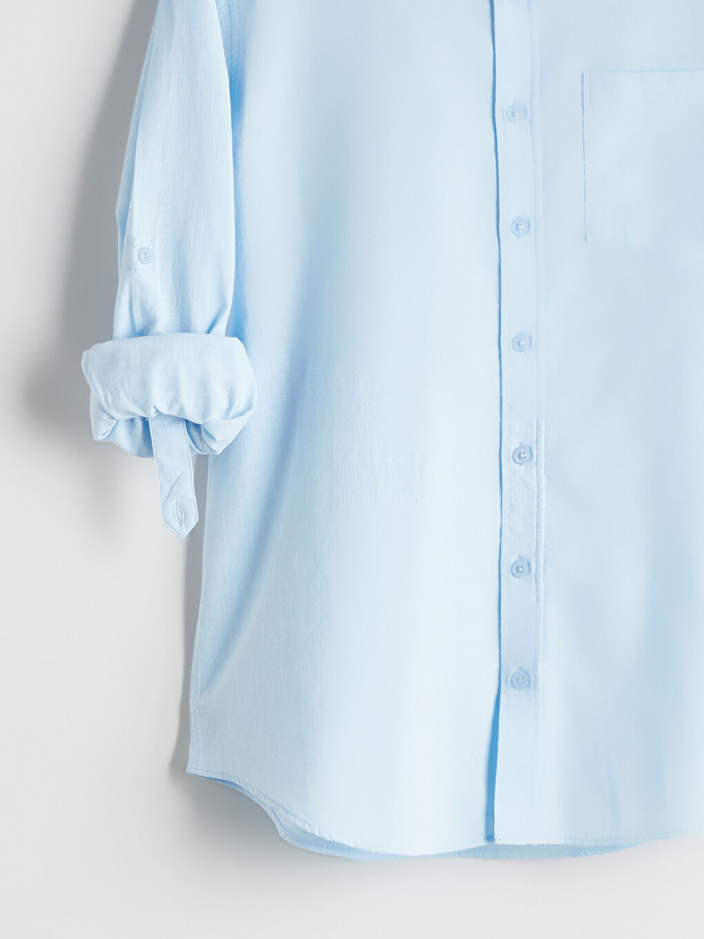 Mavi Regular Fit Hakim Yaka Uzun Kollu Poplin Erkek Gömlek-5