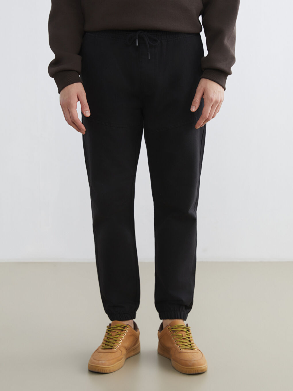 Elastic Waist Men's Jogger Trousers-1