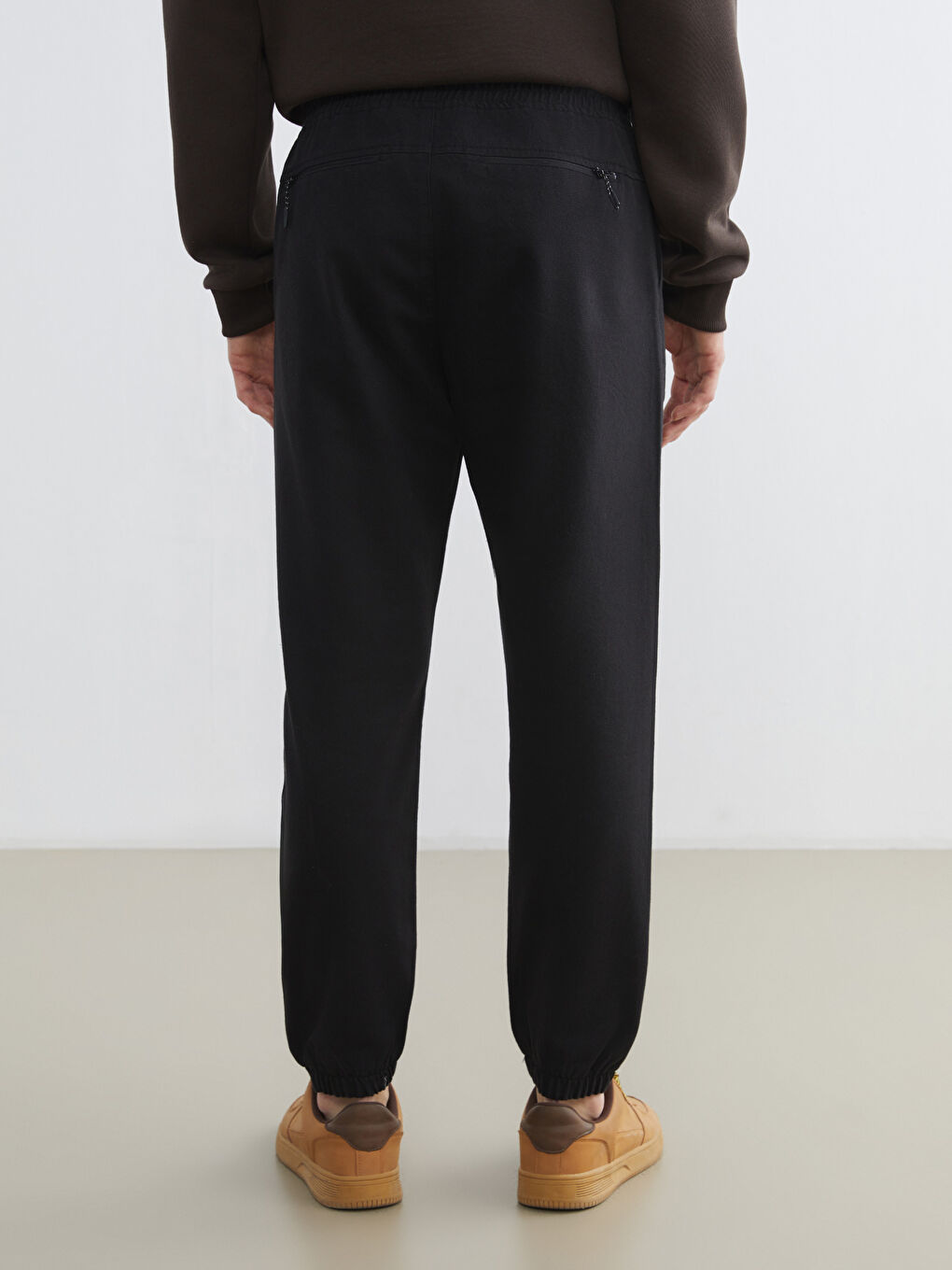 Elastic Waist Men's Jogger Trousers-3