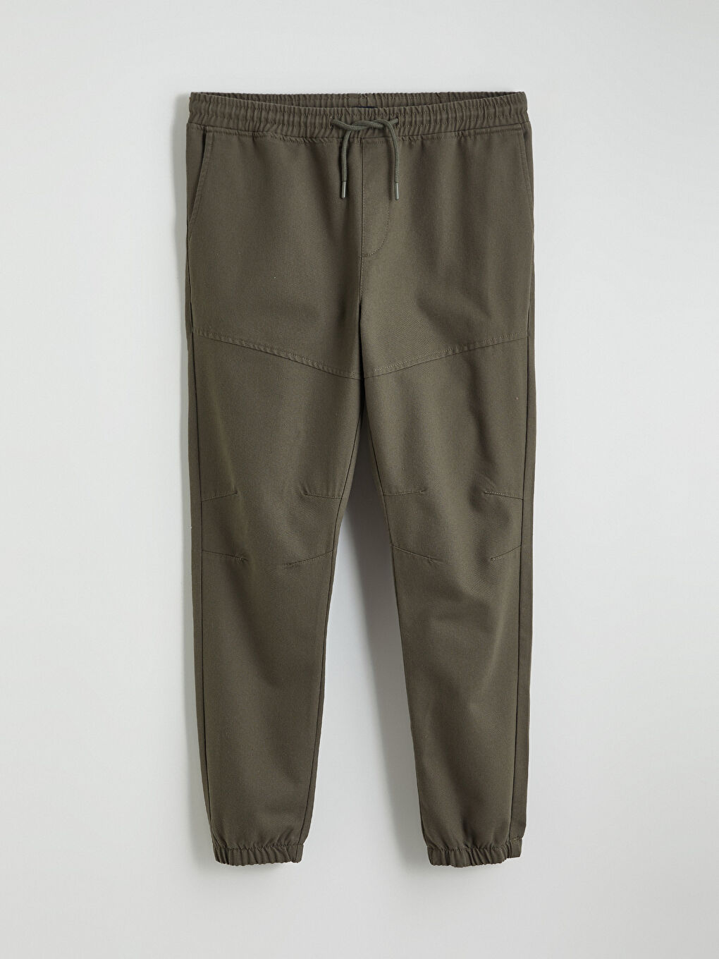 Haki Beli Lastikli Erkek Jogger Pantolon-5