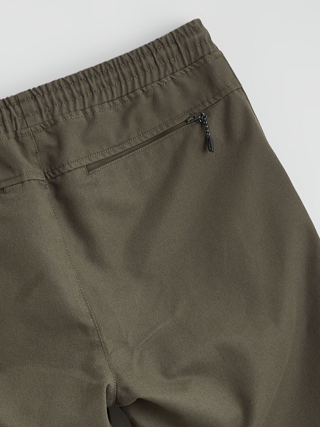 Haki Beli Lastikli Erkek Jogger Pantolon-6