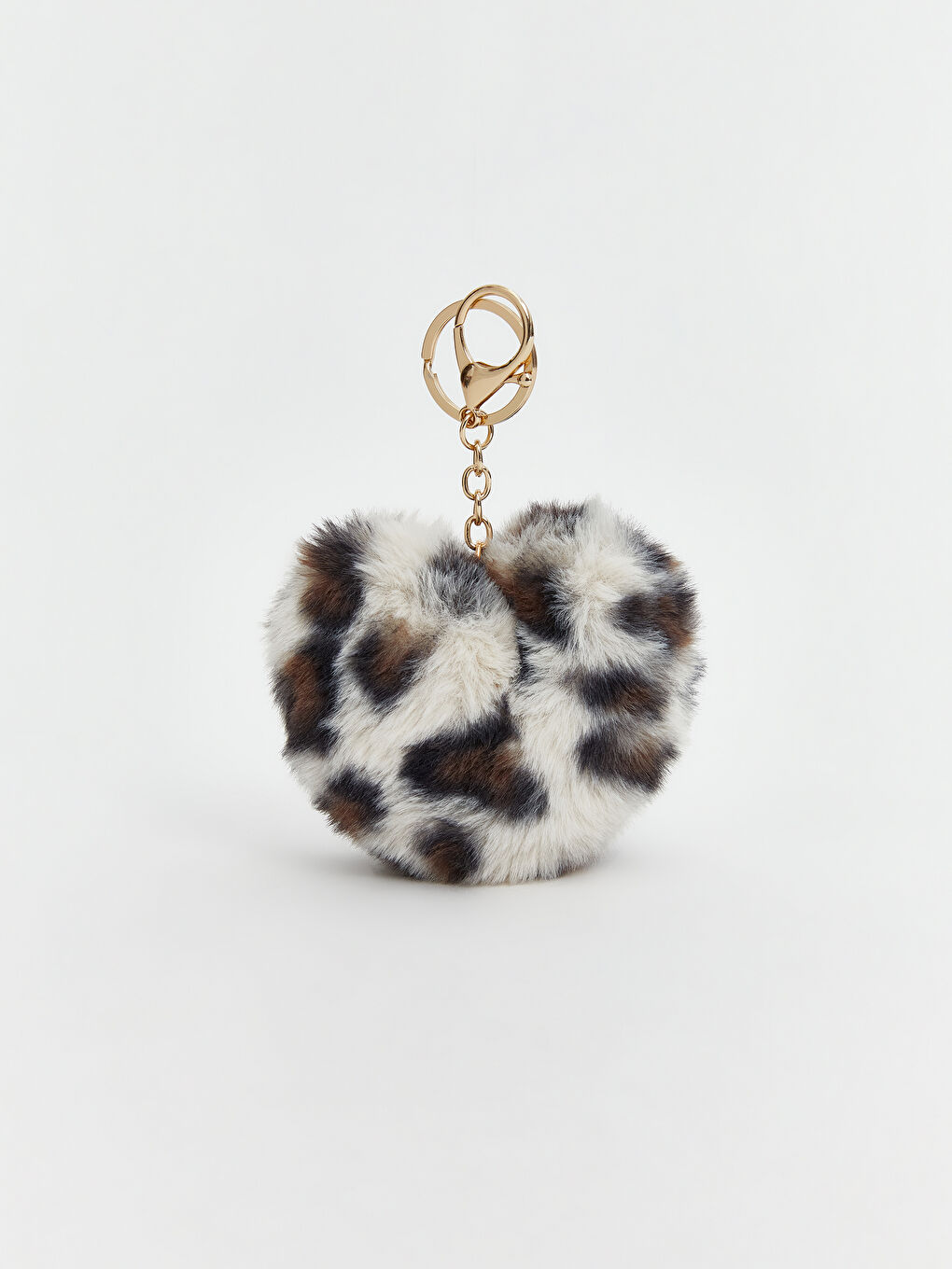 Heart Figured Plush Women's Bag Charm