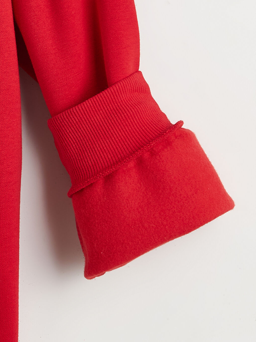 Kırmızı Yılbaşı Temalı Erkek Çocuk Kalın Sweatshirt-3