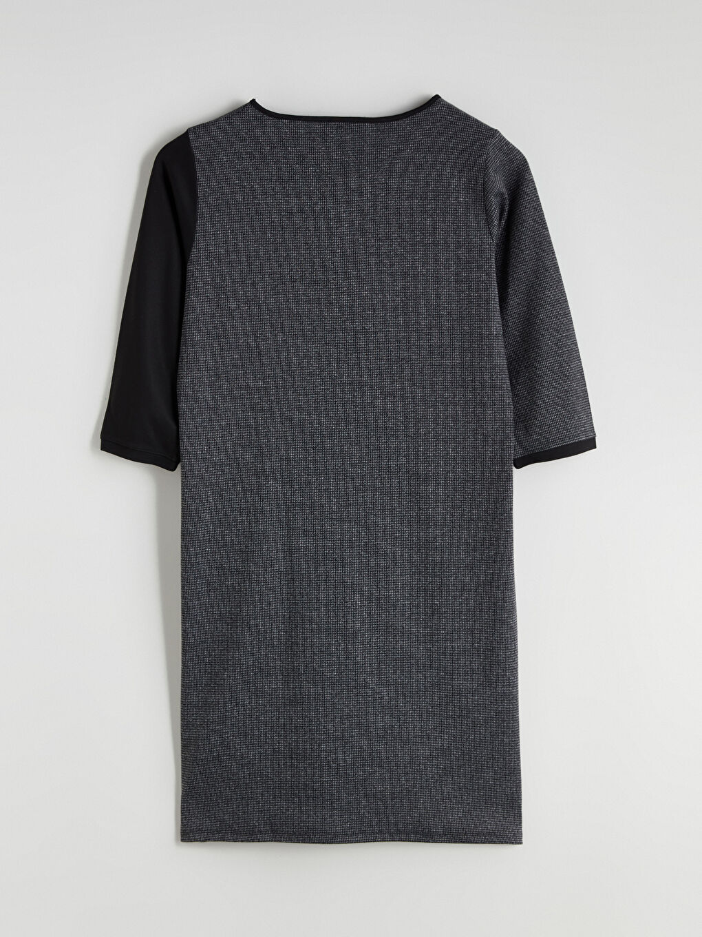 Crew Neck Color Block Dress-5