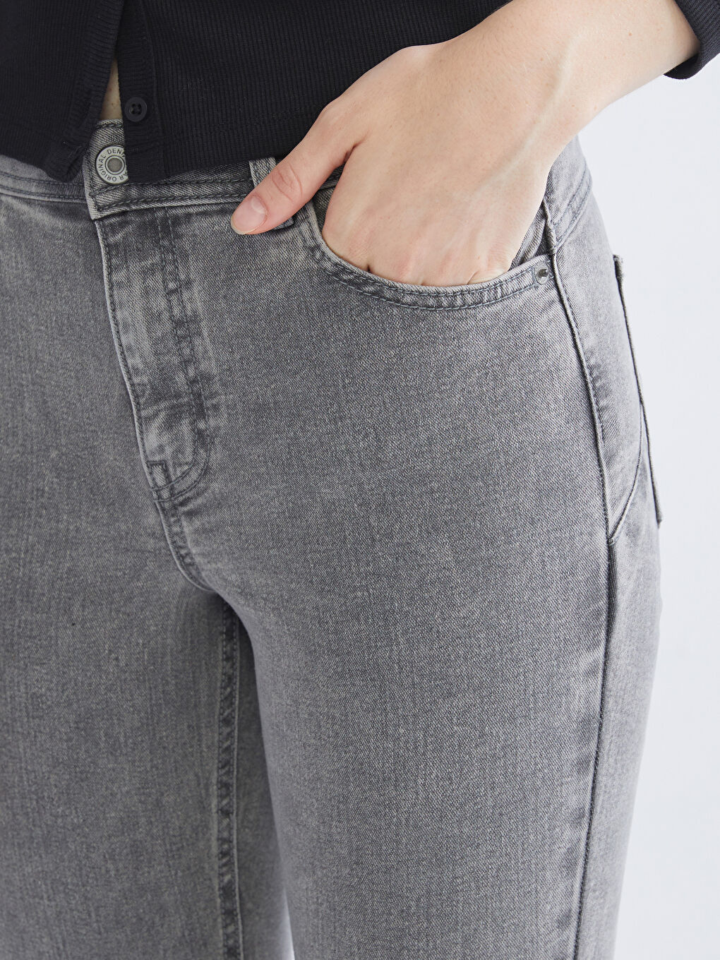 Push-Up-Jeans für Damen-2