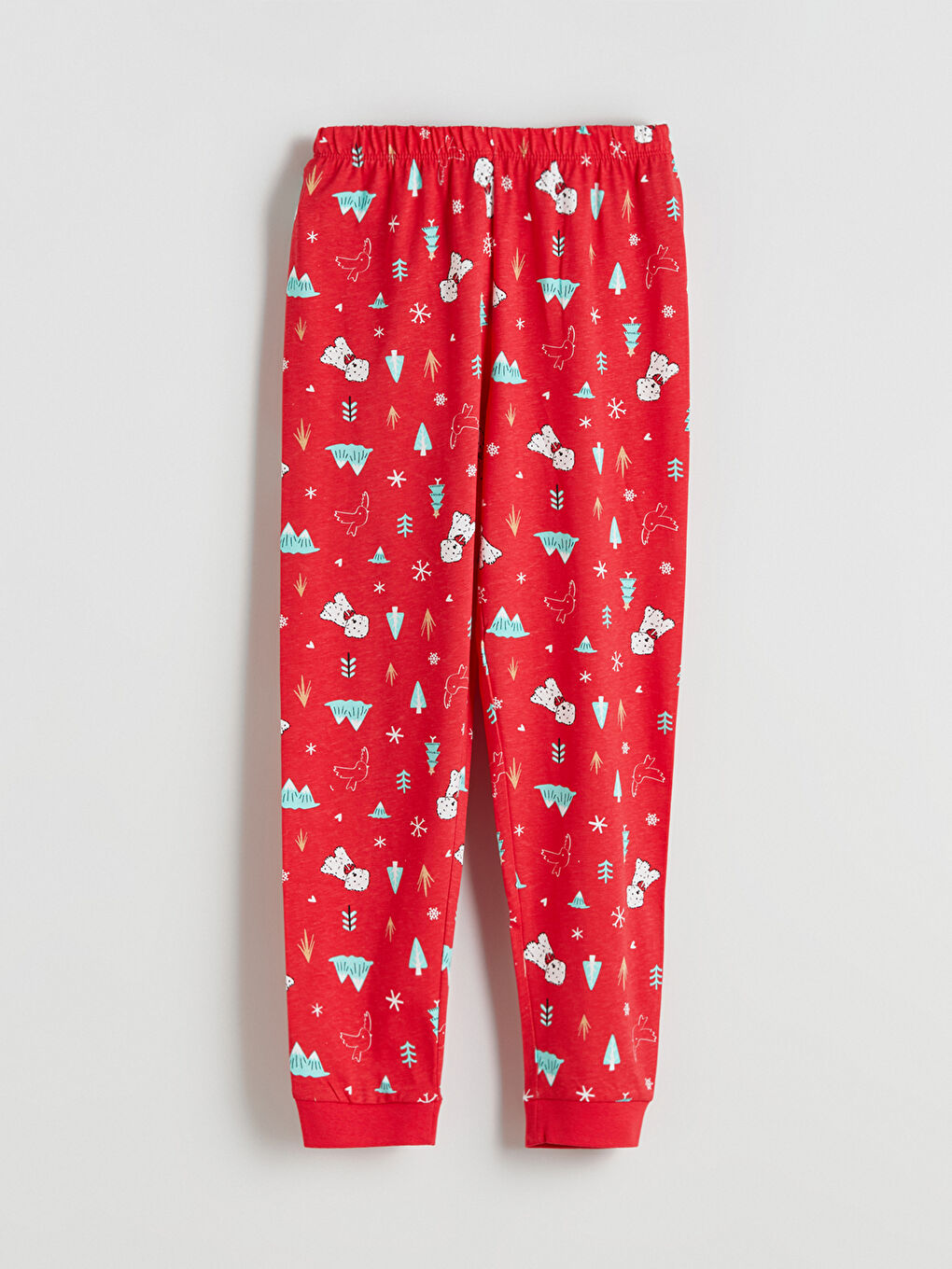 Crew Neck Girls' Pyjama Set-4