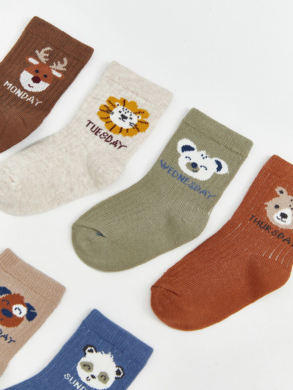 Printed Baby Boys Ankle Socks 7 Pack-1