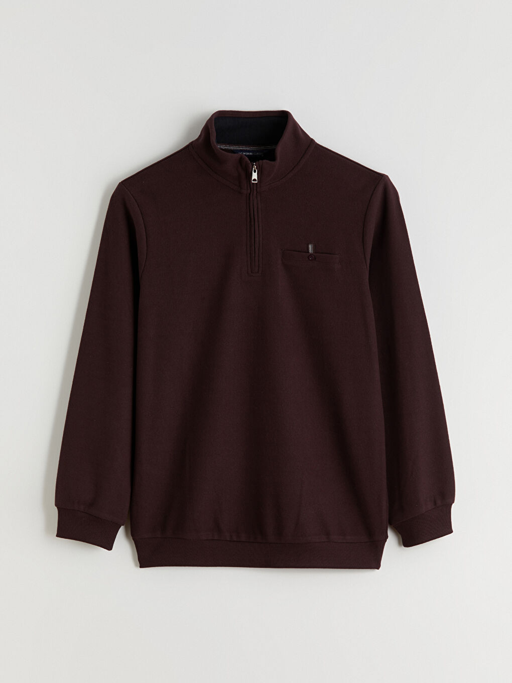 Ерлерге арналған свитшот биік жағалы және сыдырмалы-4