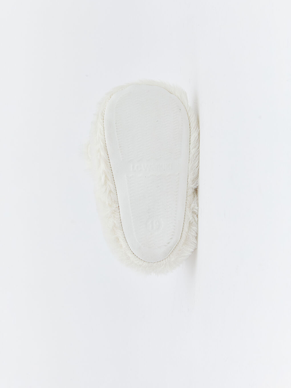 Ekru Tavşan Figürlü Pelüş Kız Bebek Panduf-3