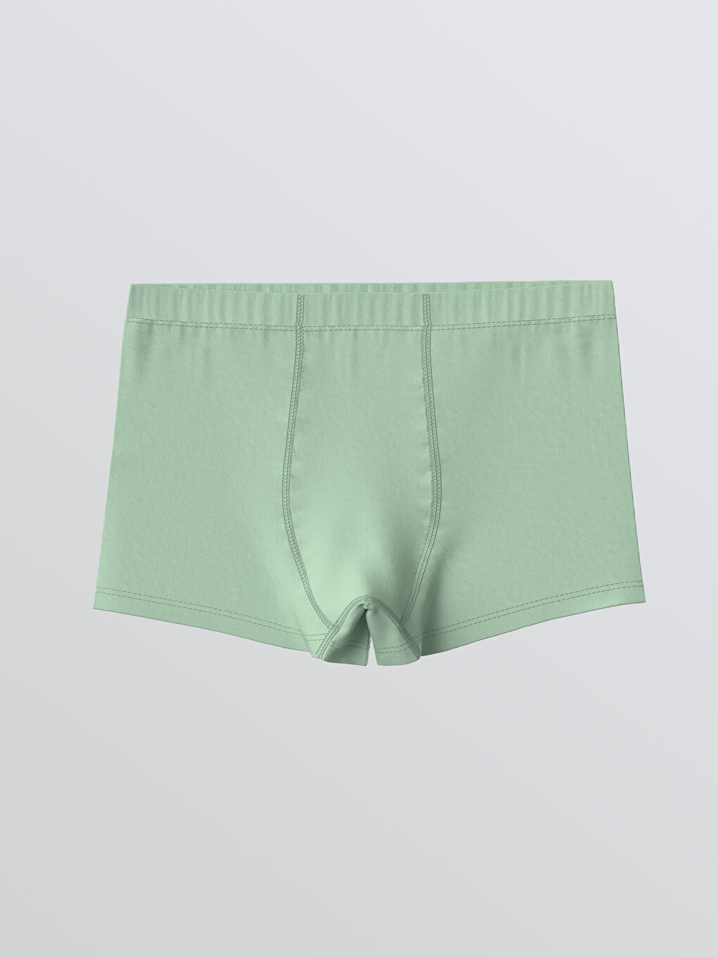 Boy WHITE Boxer Trunks-1