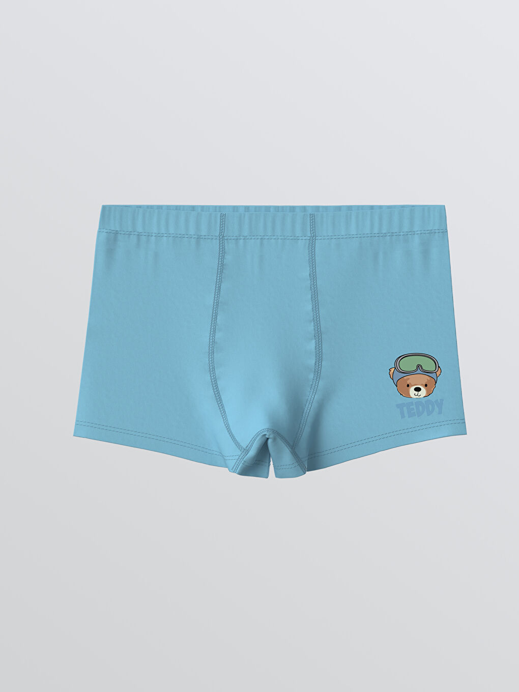 Boy WHITE Boxer Trunks-3