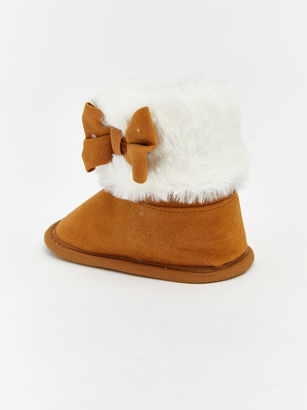 Kahverengi İçi Tüylü Kız Bebek Ev Botu-4