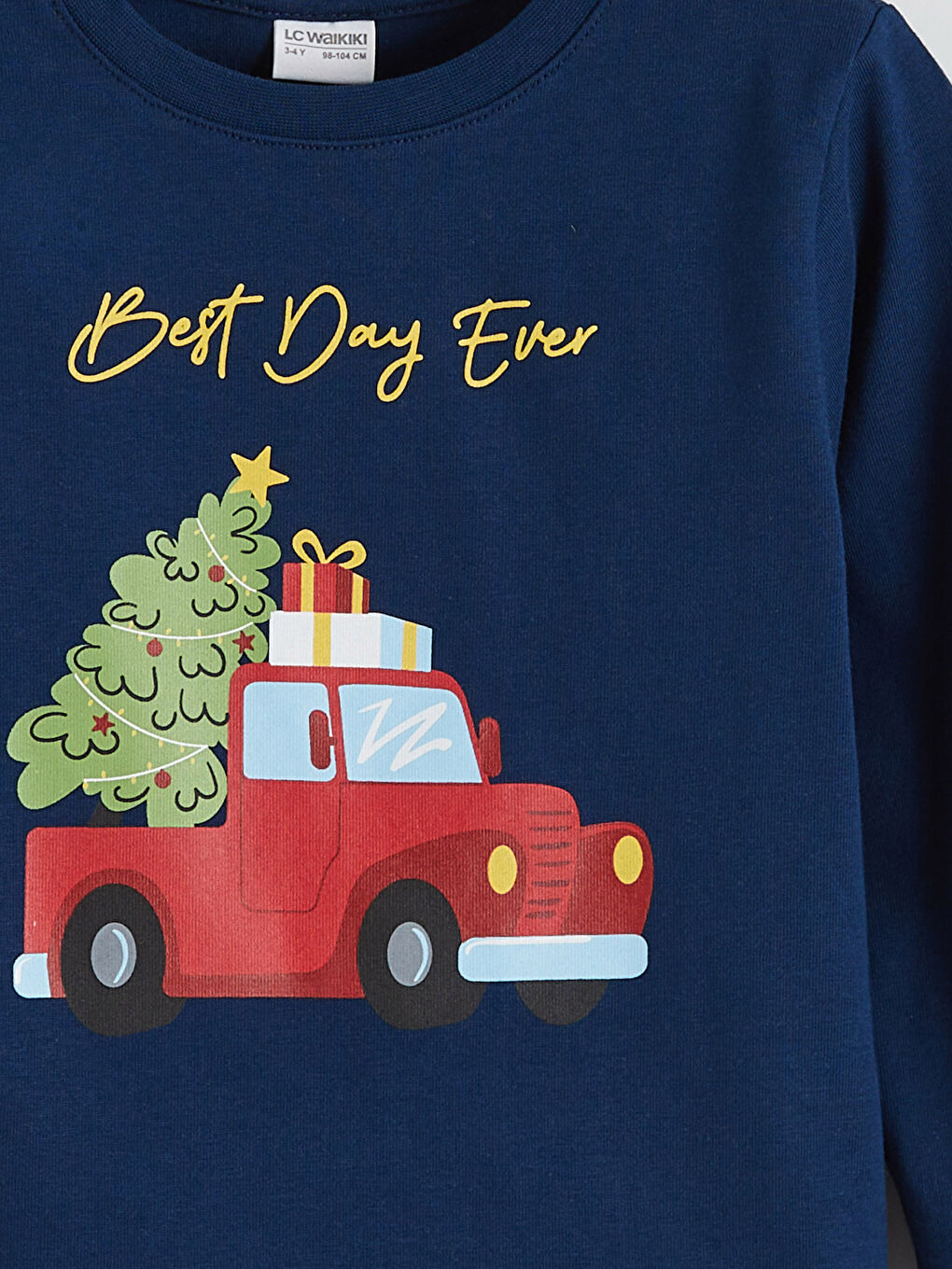 Christmas Themed Boys' Pyjama Top-2