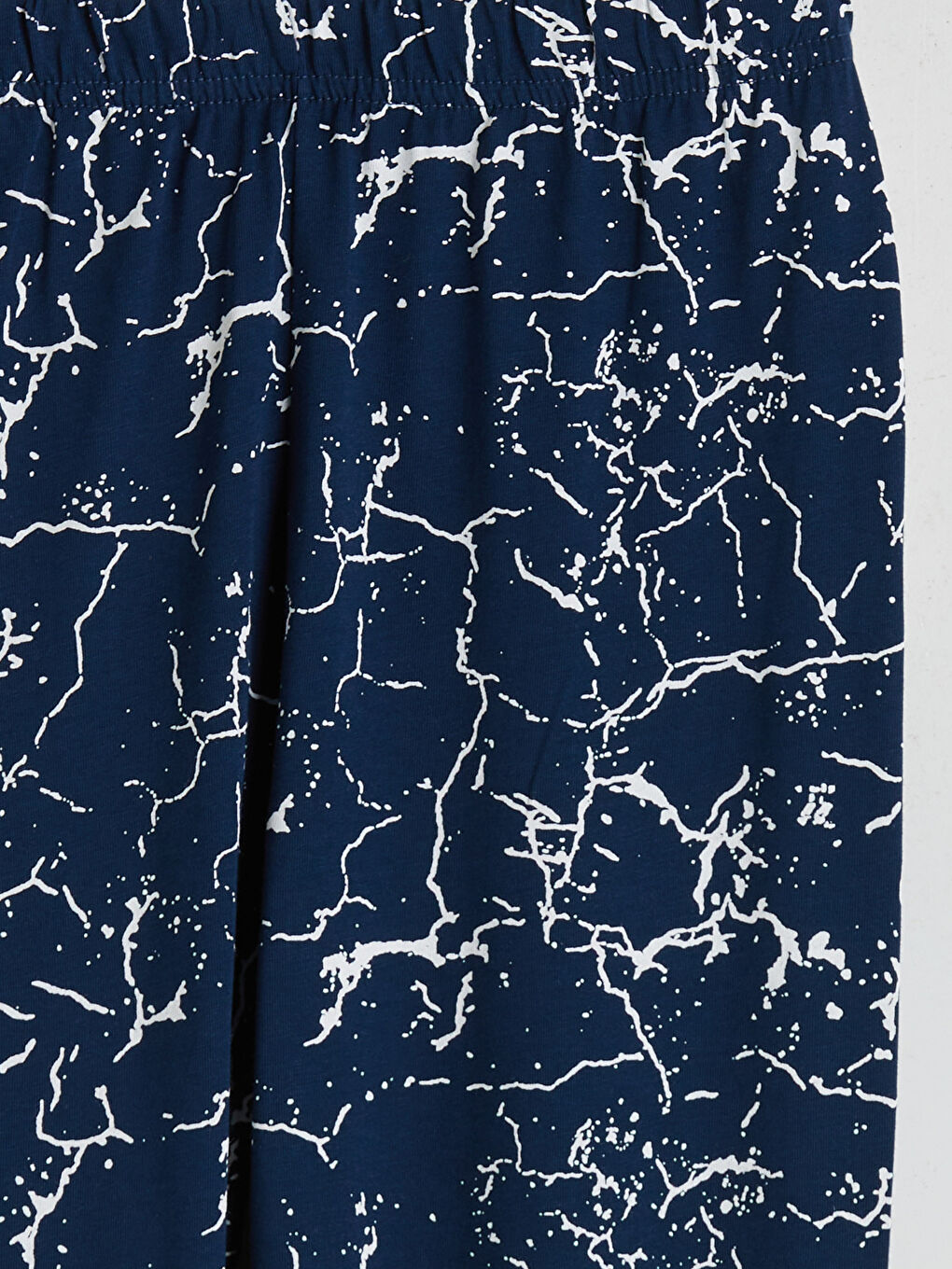 Lacivert Beli Lastikli Erkek Çocuk Pijama Alt-2