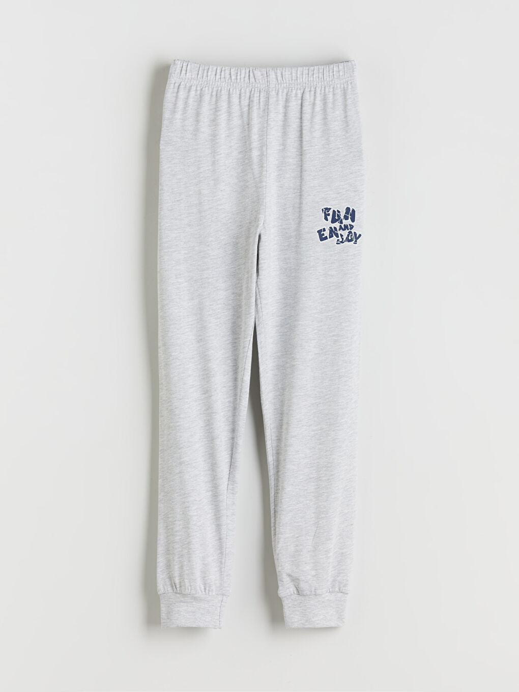 Lacivert Beli Lastikli Erkek Çocuk Pijama Alt 2'li-1