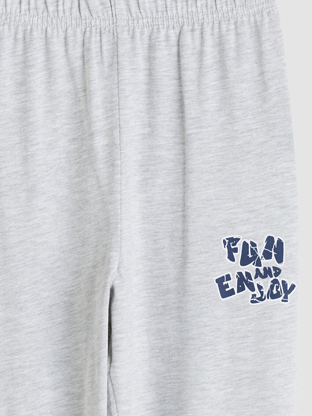 Lacivert Beli Lastikli Erkek Çocuk Pijama Alt 2'li-4