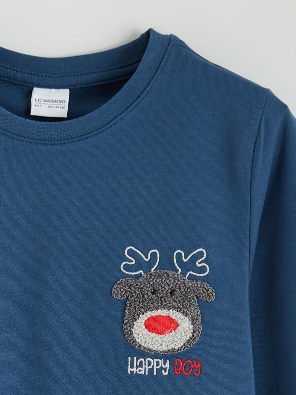 Комплект пижами с кръгло деколте на коледна тематика за момчета-2