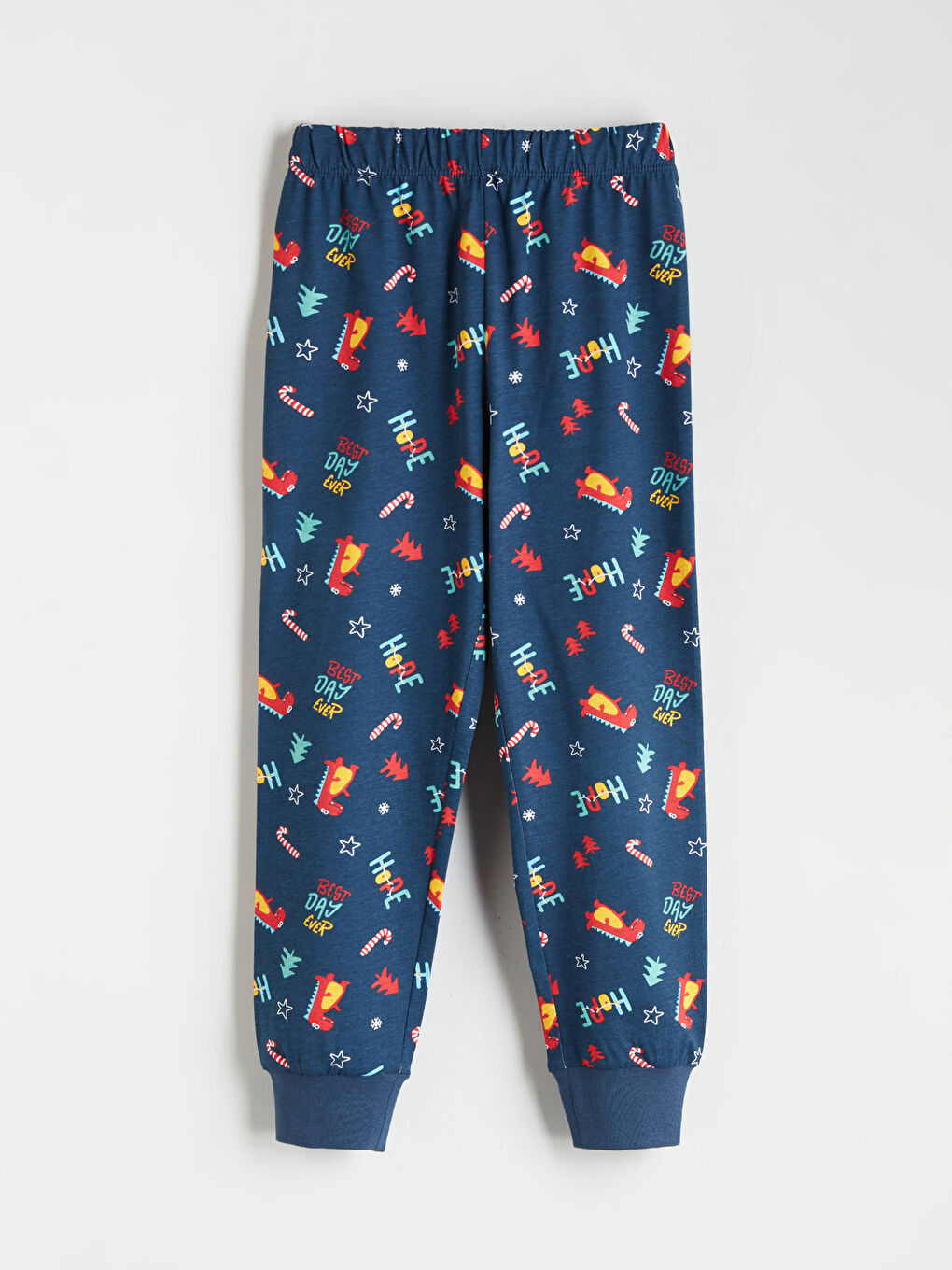 Crew Neck Boys' Pyjama Set-3