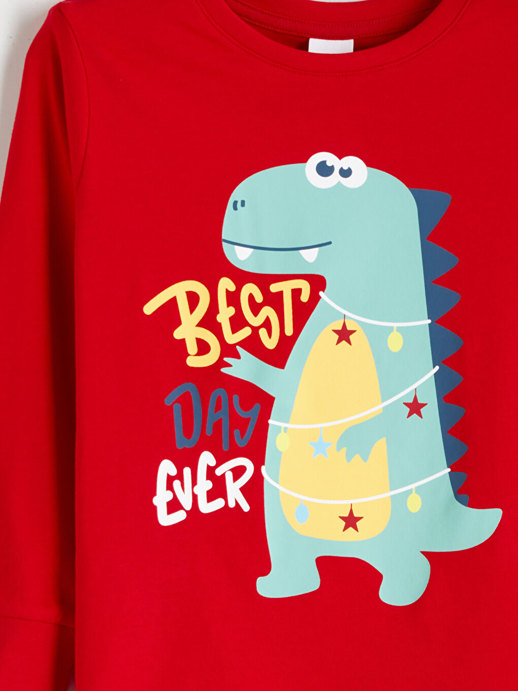 Crew Neck Boys' Pyjama Set-5