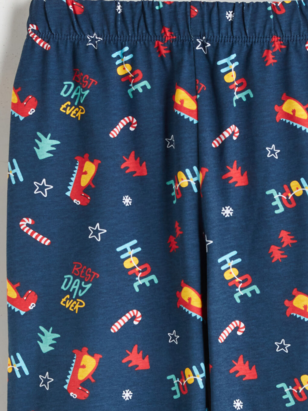 Crew Neck Boys' Pyjama Set-6