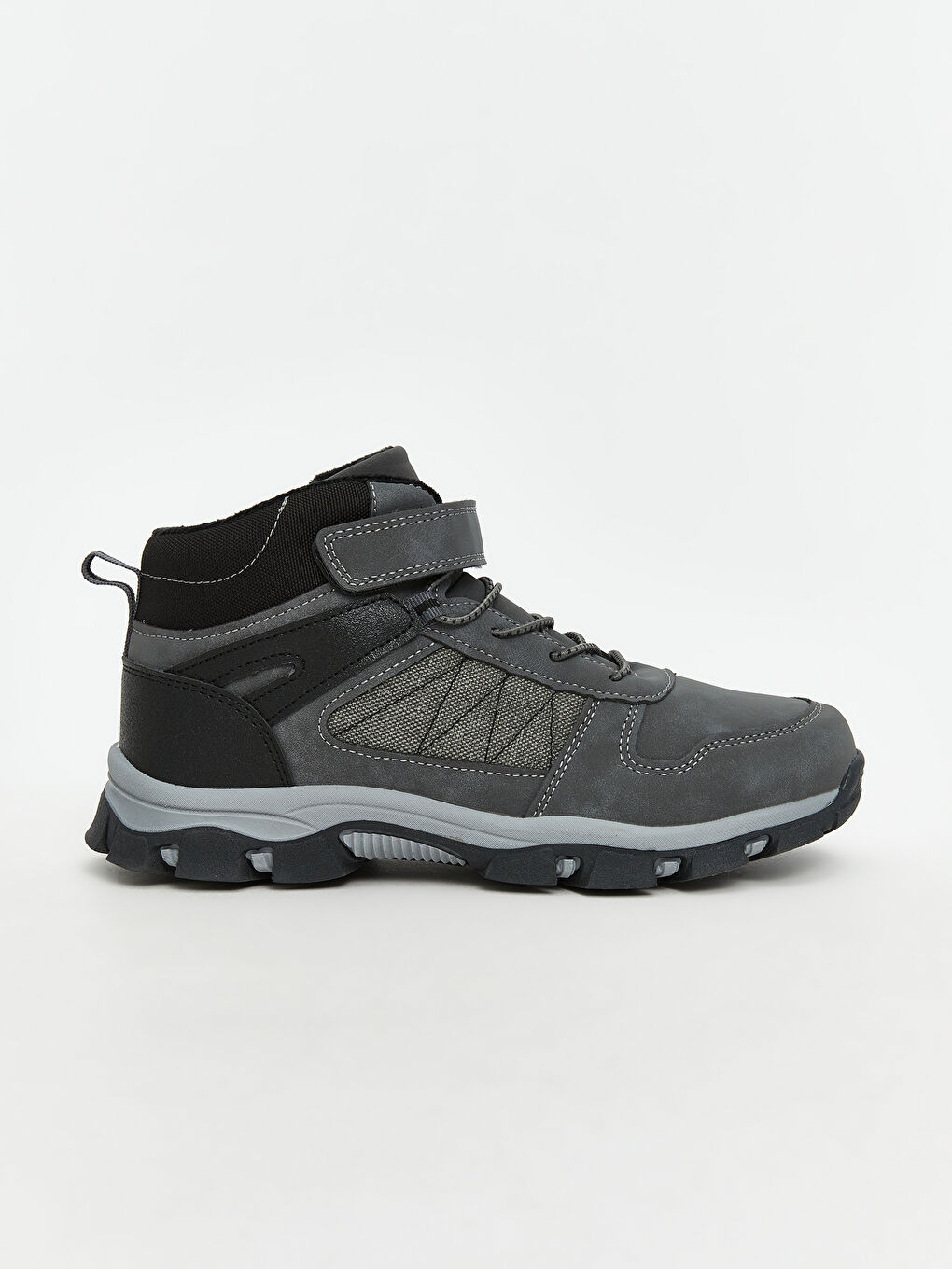 Lace-Up and Zipper Boys Boots-1