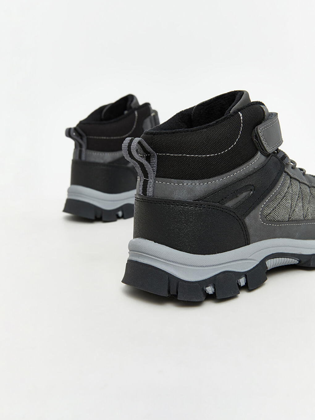 Lace-Up and Zipper Boys Boots-4