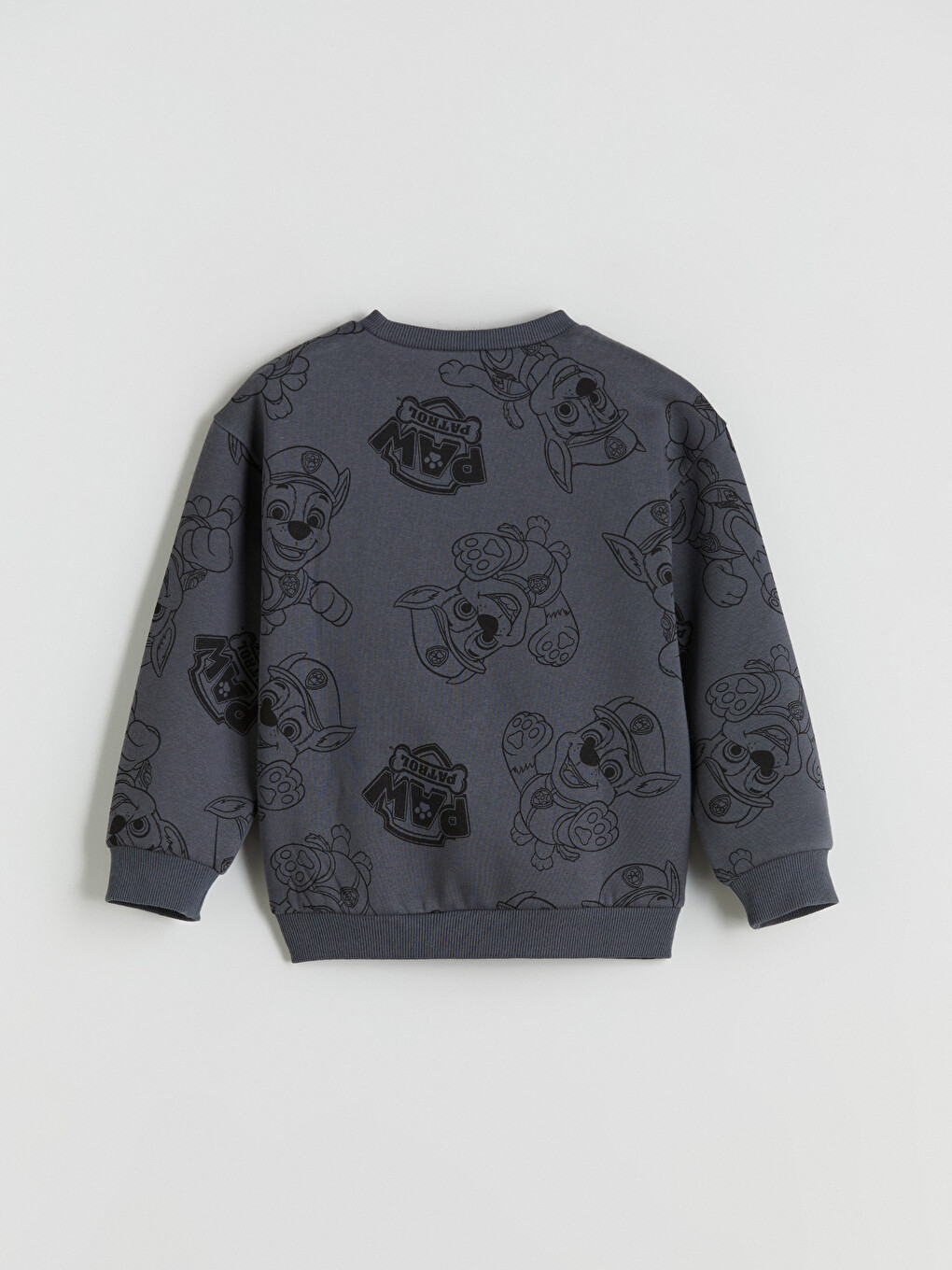 Gri Paw Patrol Erkek Çocuk Kalın Sweatshirt-2