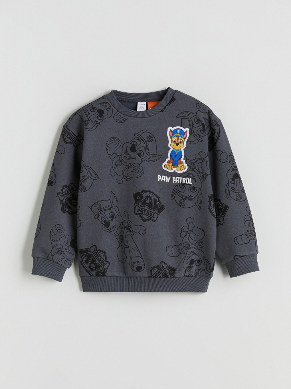 Gri Paw Patrol Erkek Çocuk Kalın Sweatshirt