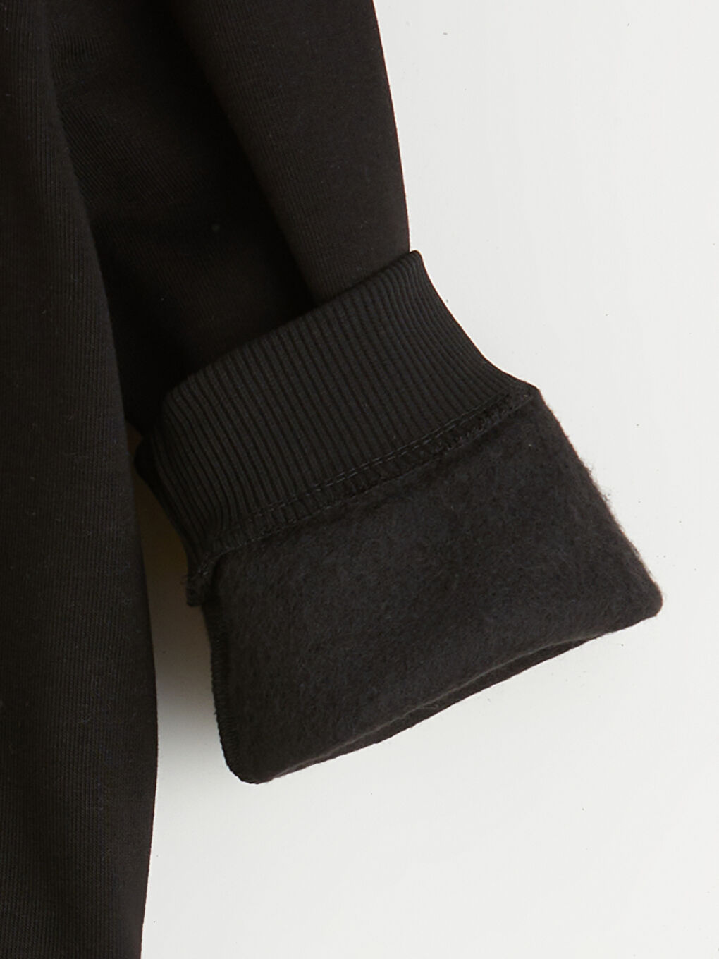 Siyah Sonic Baskılı Erkek Çocuk Kalın Sweatshirt-3