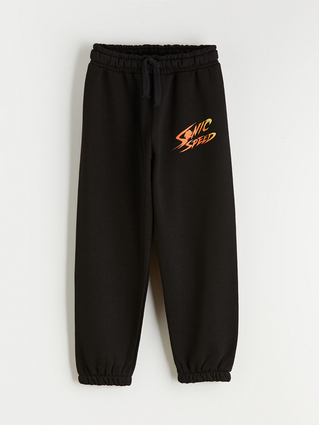 Elasticated Waist Sonic Printed Boys' Jogger Sweatpants