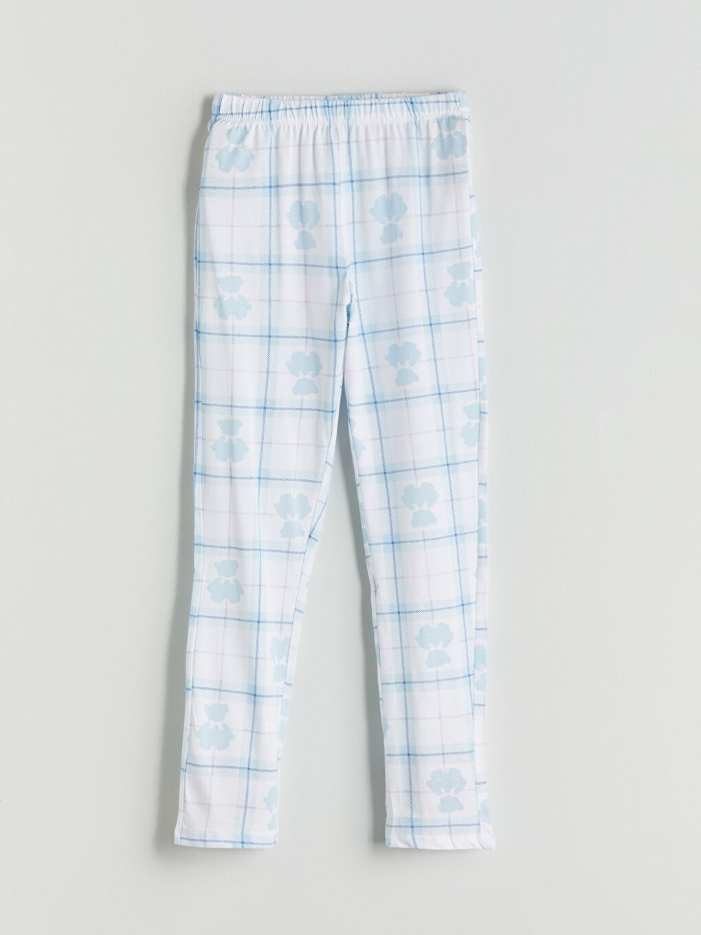 Crew Neck Girls' Pyjama Set-4