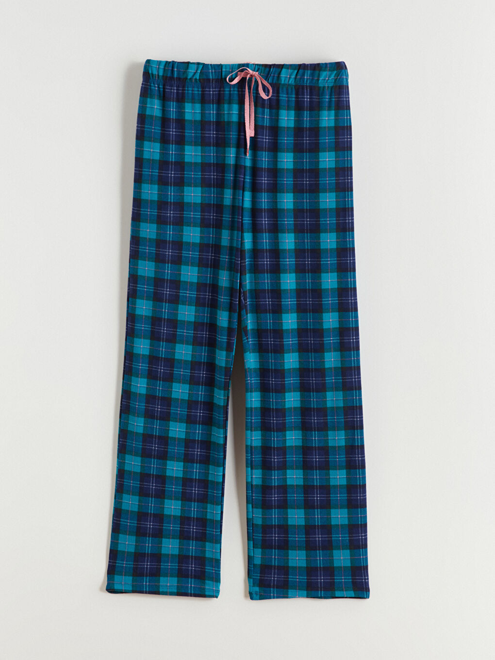 طقم بيجاما نساء بكارو بياقة بلي كول-7