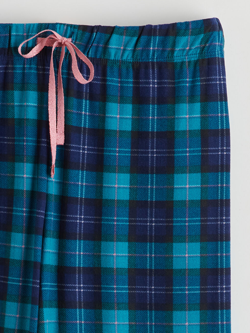 طقم بيجاما نساء بكارو بياقة بلي كول-8