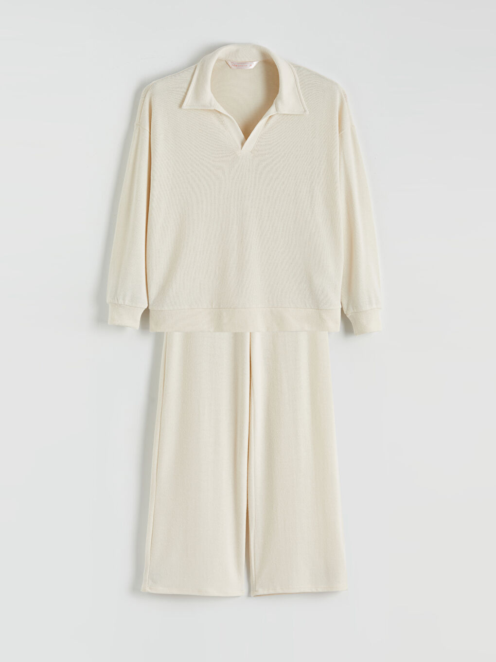 Женщины Бежевый Пижамный комплект-4