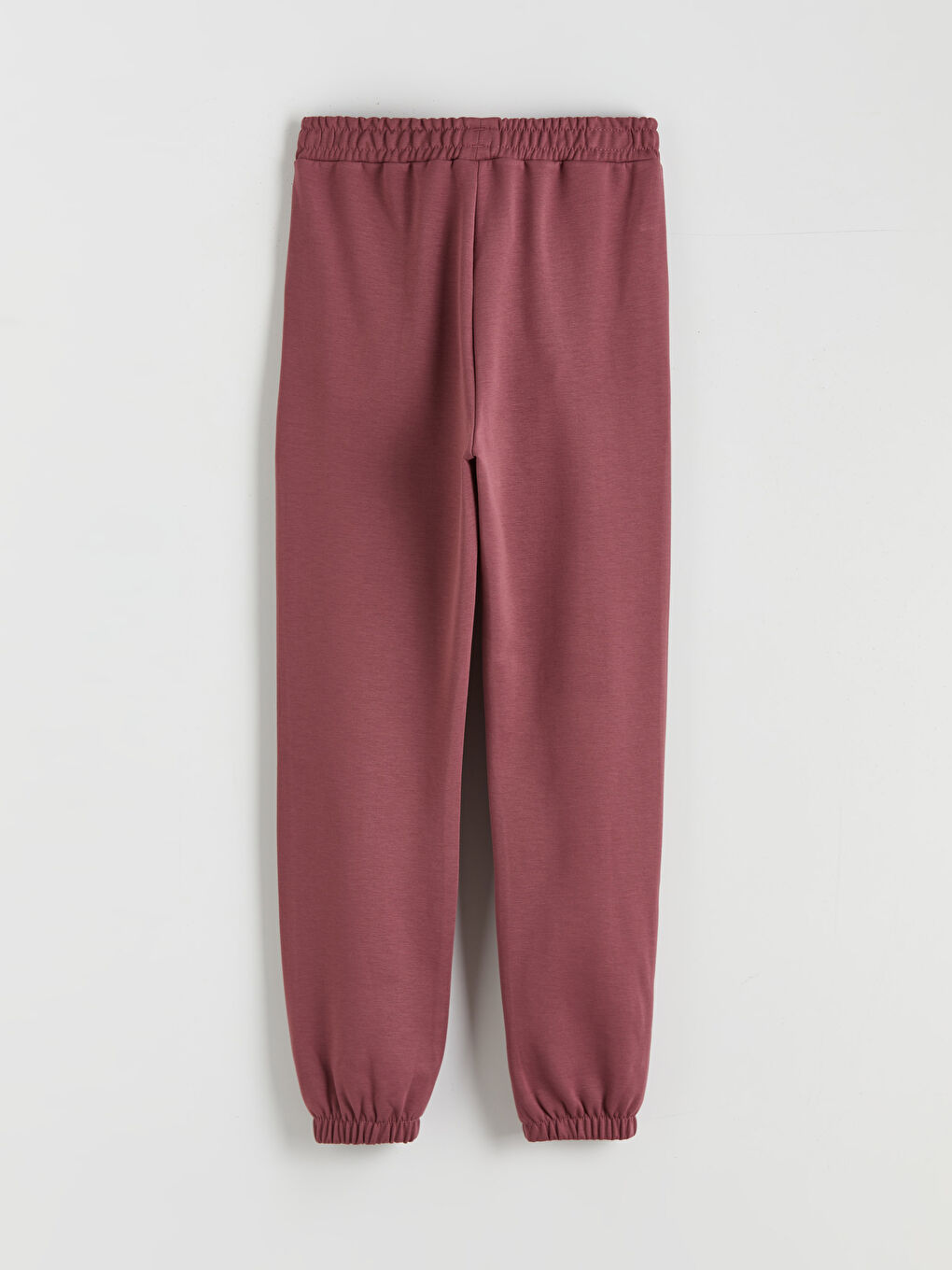 Pembe Beli Lastikli Kız Çocuk Jogger Eşofman Alt-1