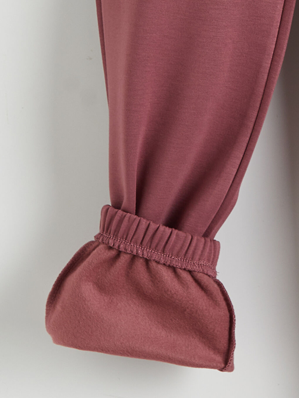 Pembe Beli Lastikli Kız Çocuk Jogger Eşofman Alt-2