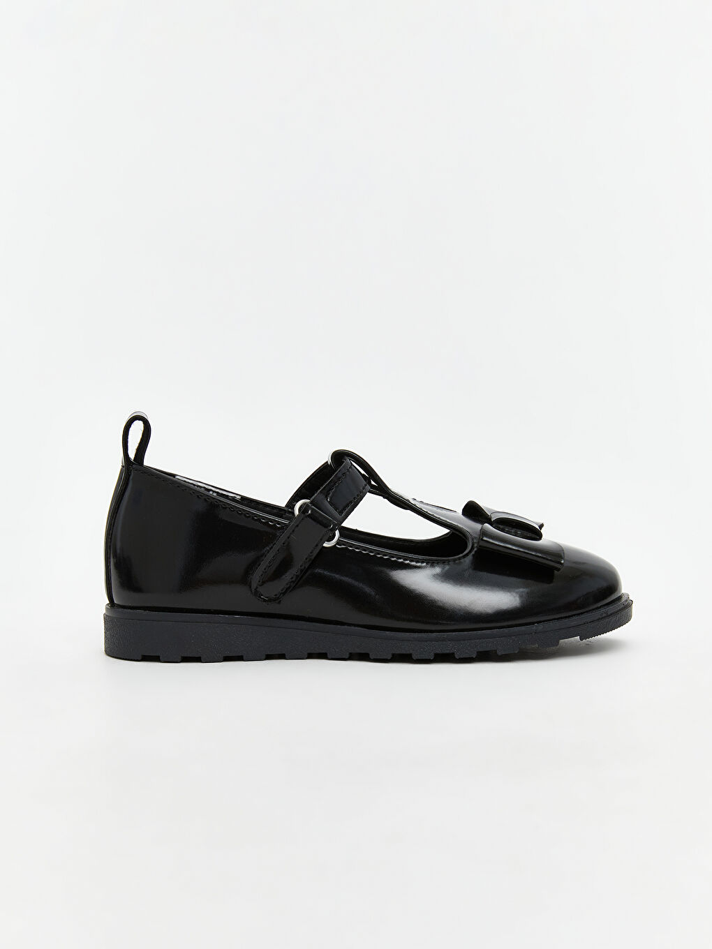 Siyah Fiyonk Detaylı Kız Bebek Babet-1