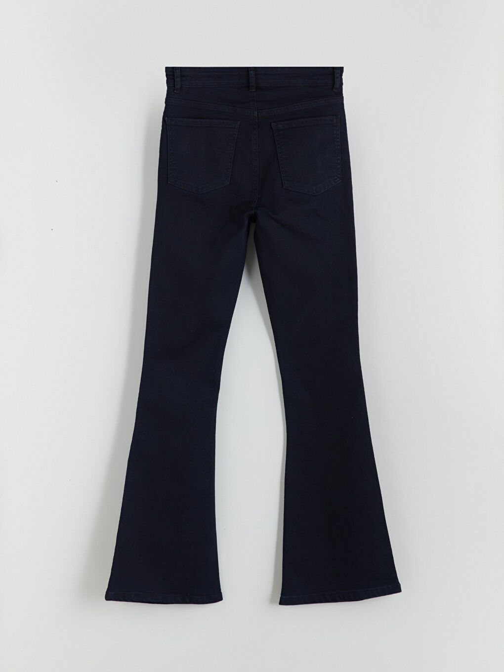 Lacivert Flare Kadın Jean Pantolon-5