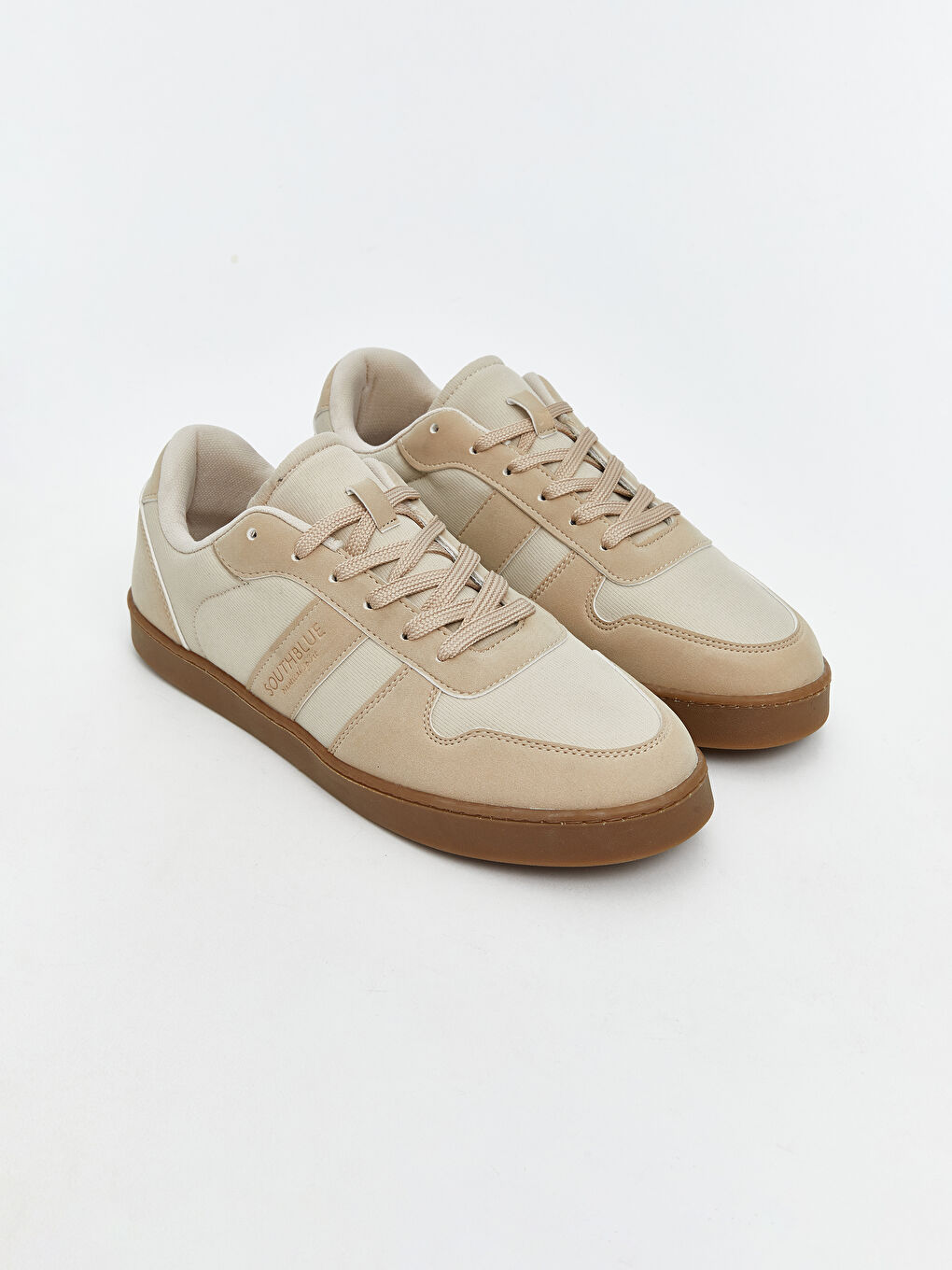 Bej Bağcıklı Erkek Spor Ayakkabı