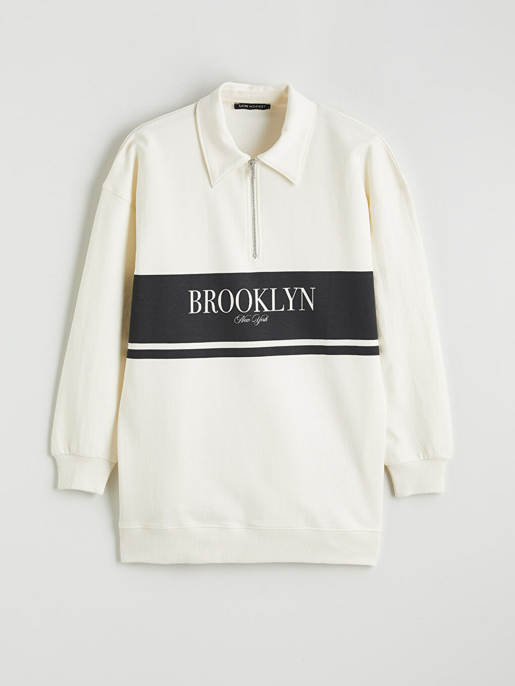 تونيك كنزة رياضية بيج فاتح / ايكرو امرأة-5