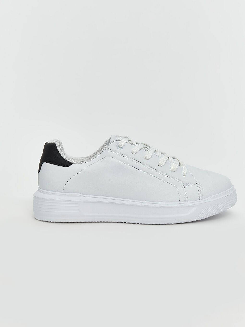 Faux Leather Men's Sports Shoes-1