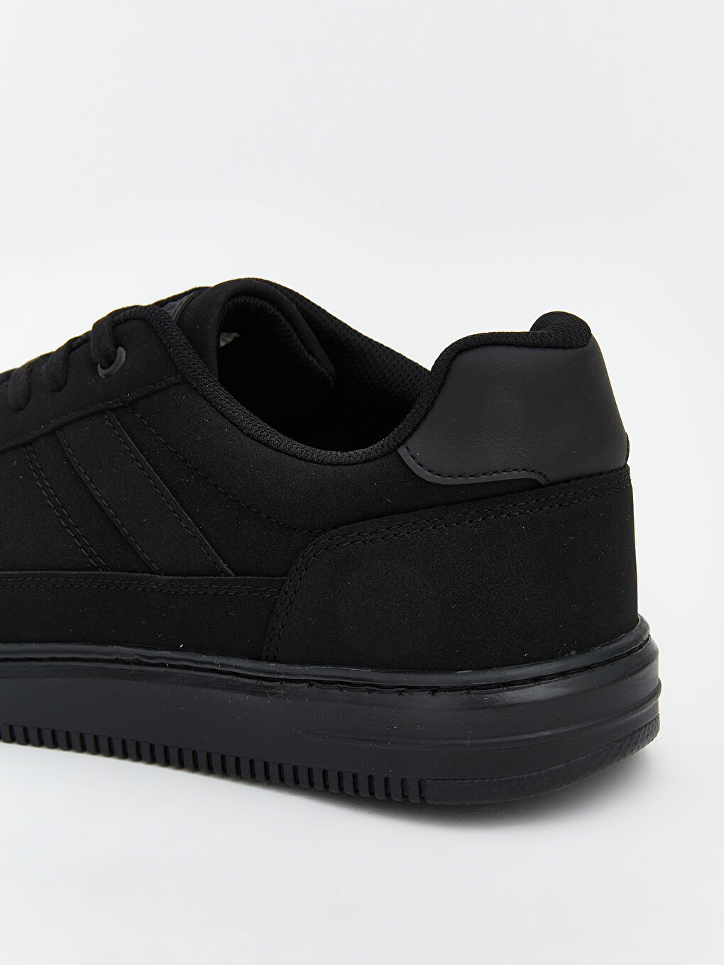 Siyah Bağcıklı Erkek Spor Ayakkabı-4