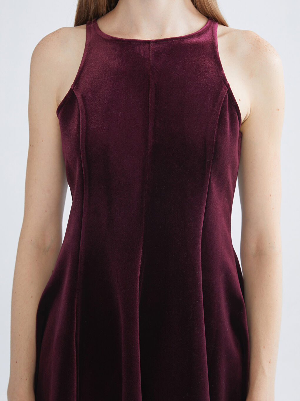 Žena BORDO Haljina-2