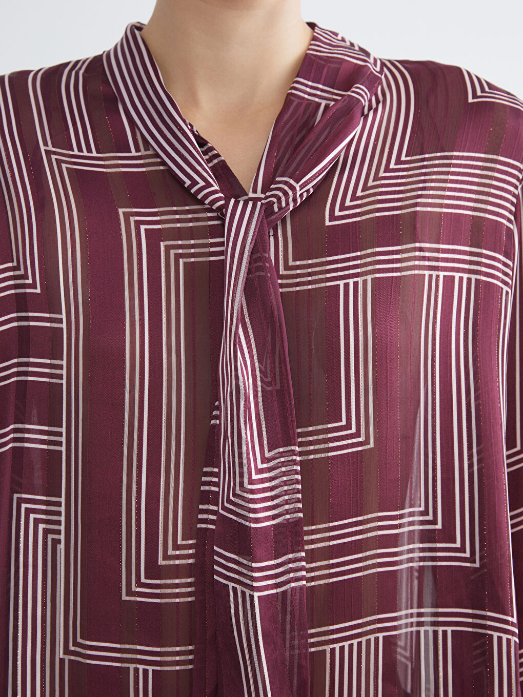 Woman RED Blouse-2