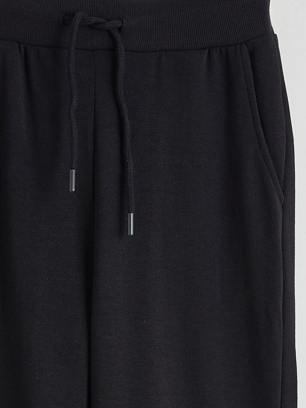 بنطال رياضي رياضي أسود امرأة-5