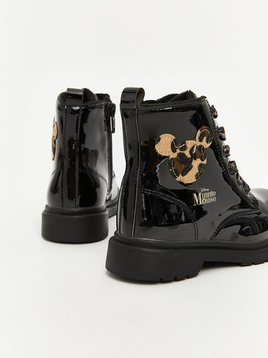 Laces and Zipper Closure Baby Girls' Boots-4