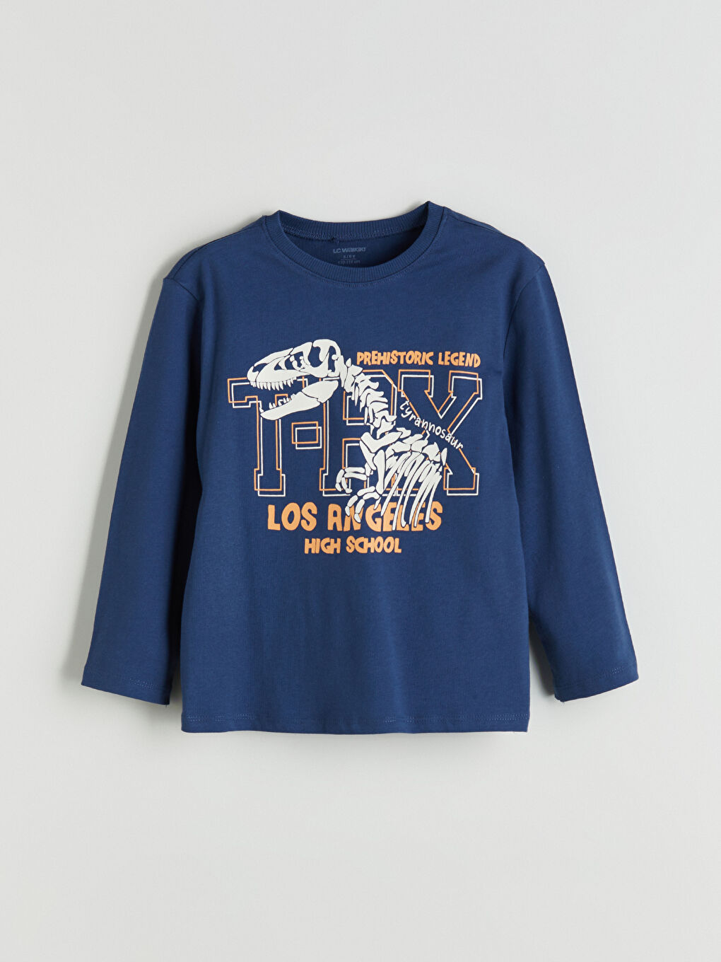 Mavi Bisiklet Yaka Erkek Çocuk Tişört