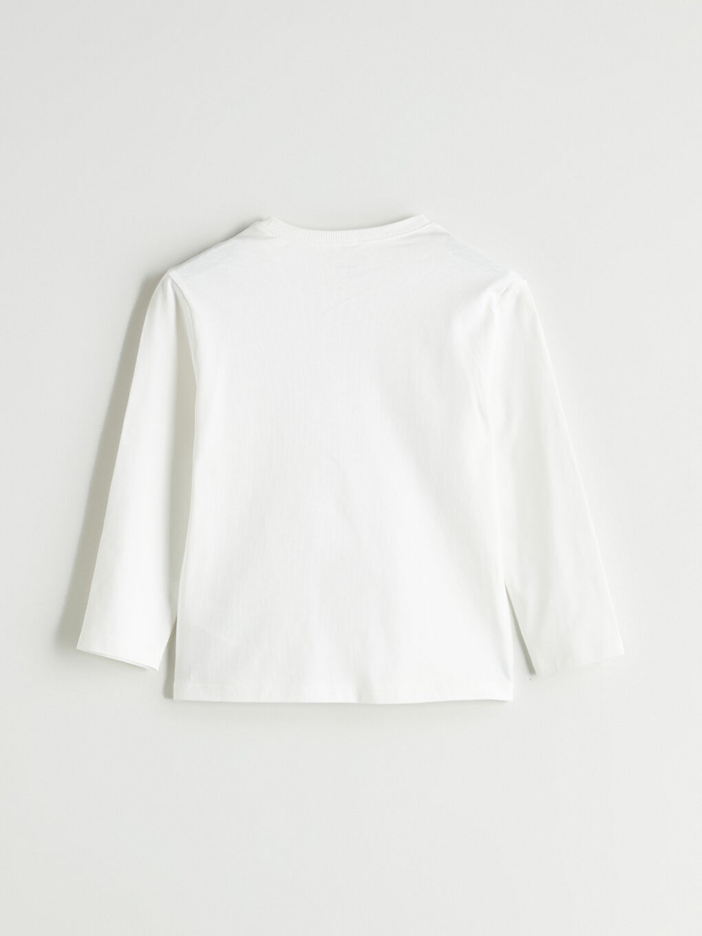 Ekru Bisiklet Yaka Erkek Çocuk Tişört-2