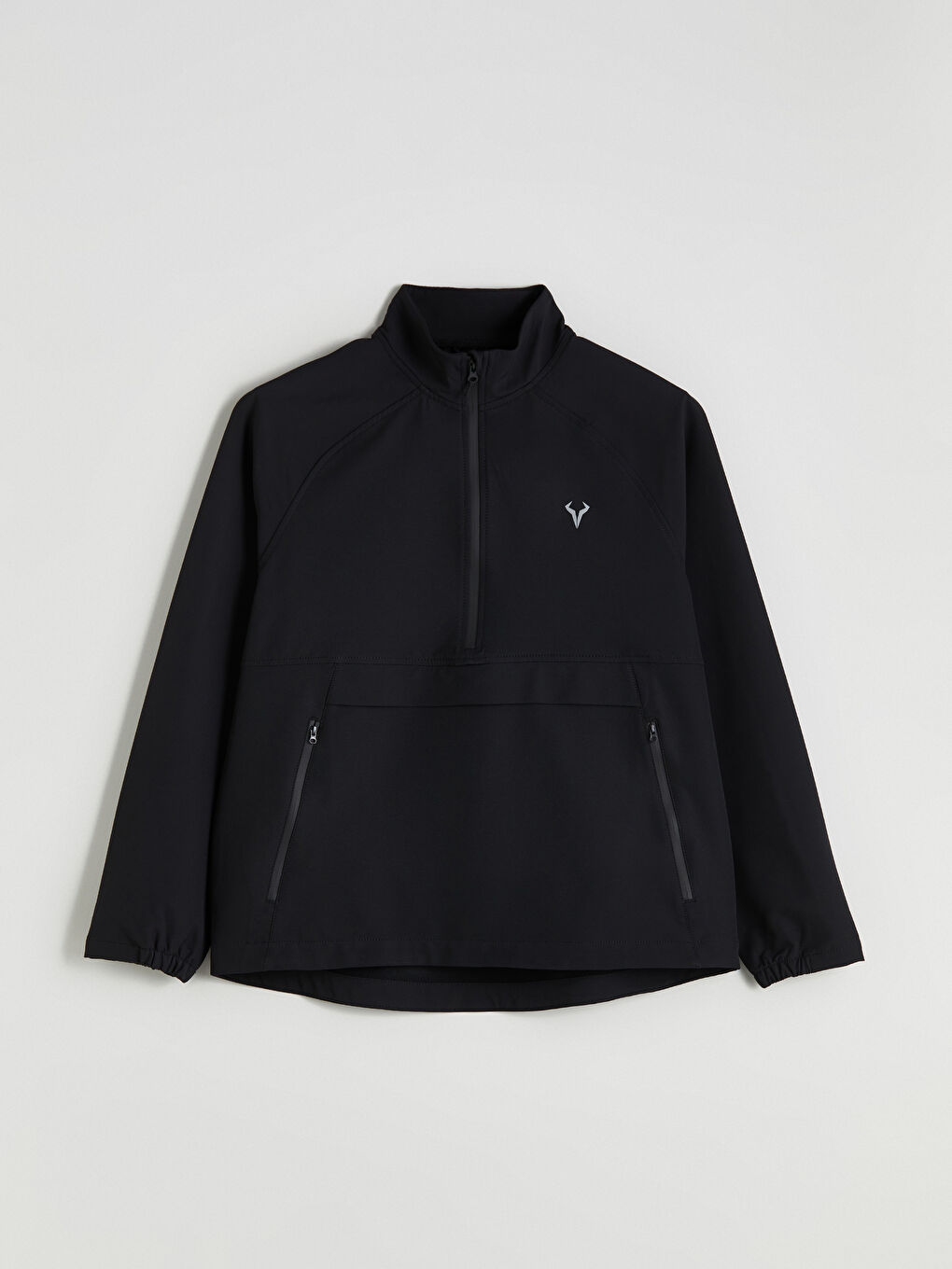 Zippered Funnel Neck Men's Sweatshirt
