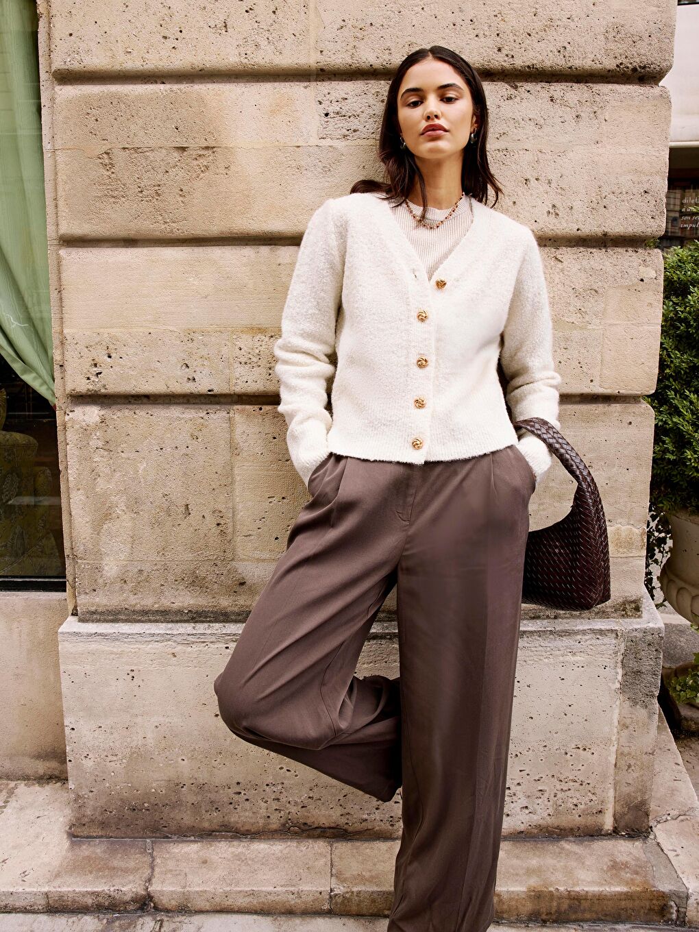 V Neck Women's Knitwear Cardigan
